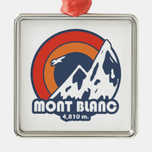 Mont Blanc France Sun Eagle Metal Tree Decoration
