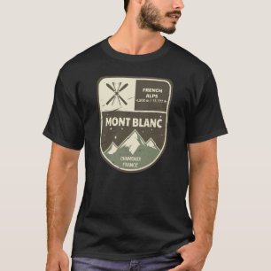 Mont Blanc French Alps Chamonix France T-Shirt