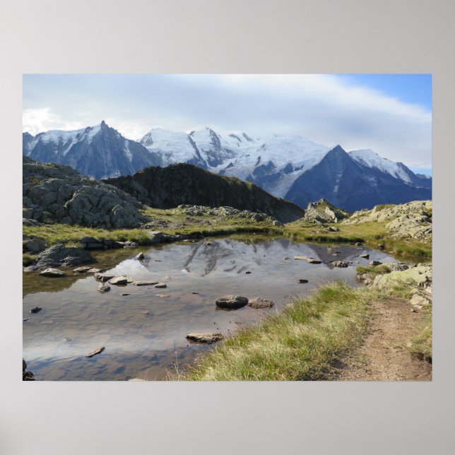 Mont Blanc massif Poster (Front)