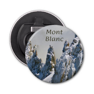 Mont Blanc Monte Bianco White Mountain Alps Europe Bottle Opener