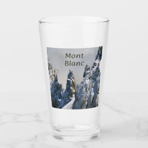 Mont Blanc Monte Bianco White Mountain Alps Europe Glass
