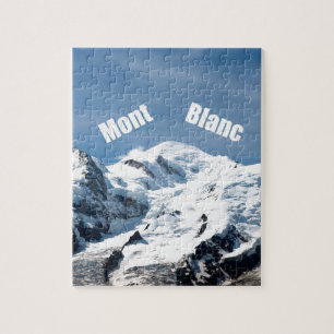 Mont Blanc Mountain - Magnificent! Jigsaw Puzzle