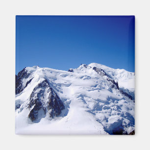 Mont Blanc mountain massif. Magnet
