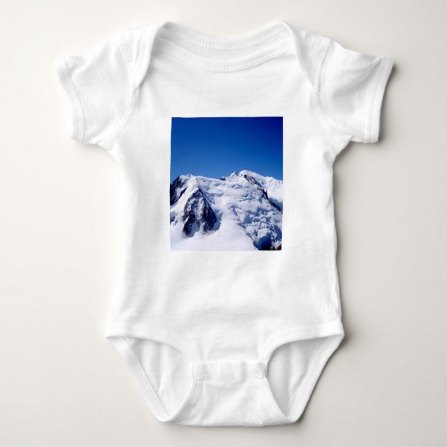 Mont Blanc mountain massif T-Shirt (Front)