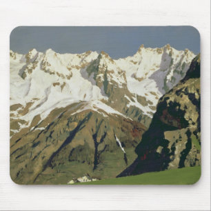 Mont Blanc Mountains, 1897 Mouse Mat