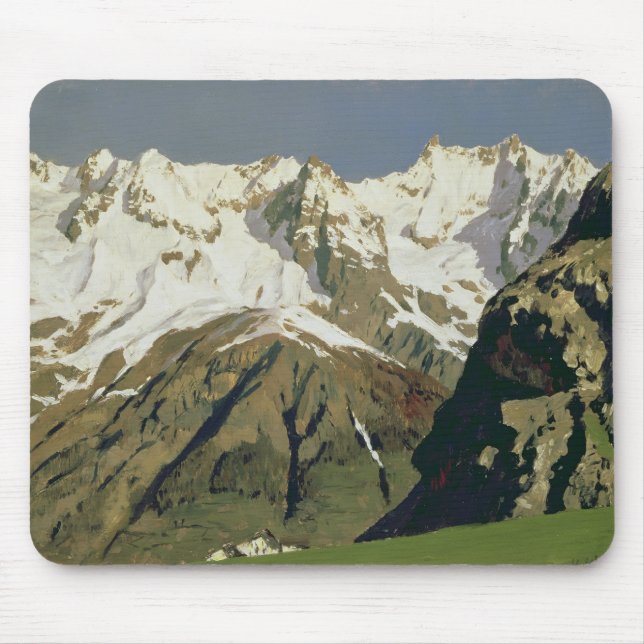 Mont Blanc Mountains, 1897 Mouse Mat (Front)