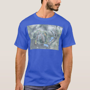 Mont Blanc Resort Trail Map T-Shirt