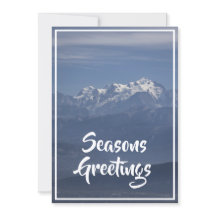 Mont Blanc Snowy Summit View Christmas