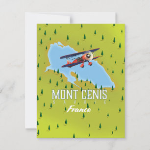 Mont Cenis Savoie, france Map
