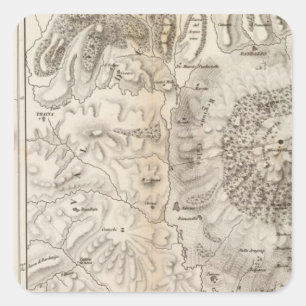 Mont Gibel, Etna Square Sticker