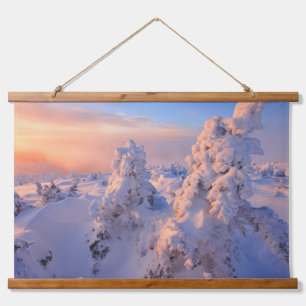Mont Logan Sunrise Gaspesie National Park Quebec Hanging Tapestry