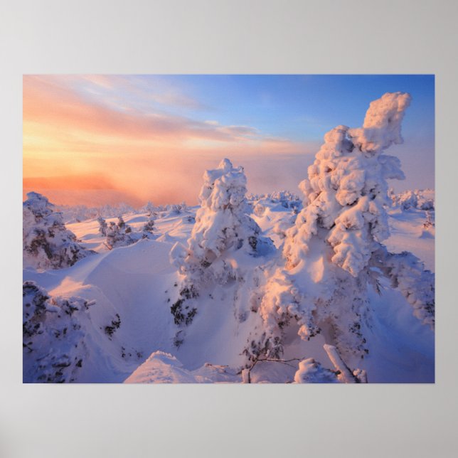 Mont Logan Sunrise Gaspesie National Park Quebec Poster (Front)