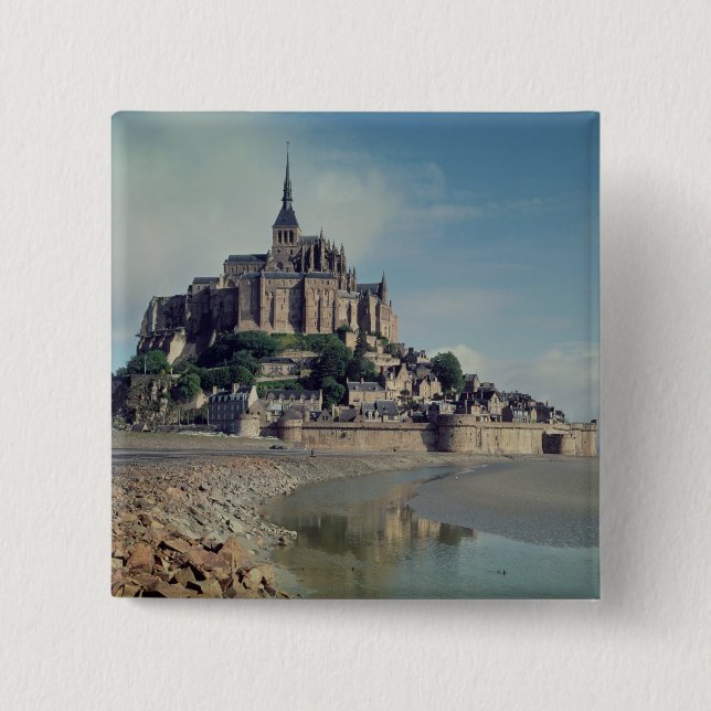 Mont Saint-Michel 15 Cm Square Badge (Front)