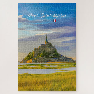 Mont-Saint-Michel, France - Mediaeval Abbey Jigsaw Puzzle
