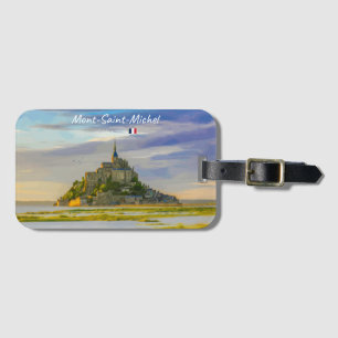 Mont-Saint-Michel, France - Mediaeval Abbey Luggage Tag