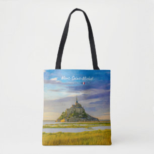 Mont-Saint-Michel, France - Mediaeval Abbey Tote Bag
