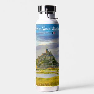 Mont-Saint-Michel, France - Mediaeval Abbey Water Bottle