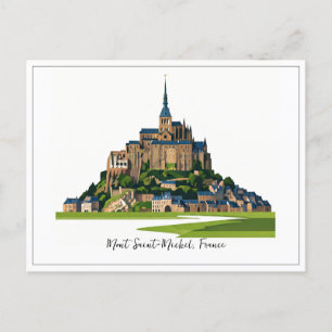 Mont Saint-Michel France Normandy Postcard