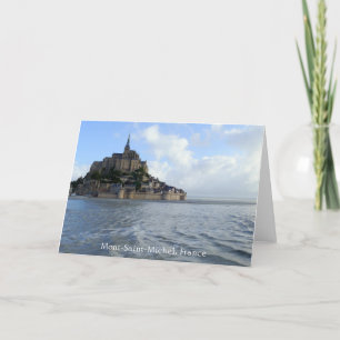 Mont-Saint-Michel High Tide, Normandy, France -  Card