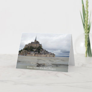 Mont-Saint-Michel Low Tide, Normandy, France - Card