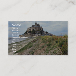 Mont-Saint-Michel, Normandy, France Business Card