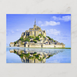 Mont-Saint-Michel, Normandy, France Postcard