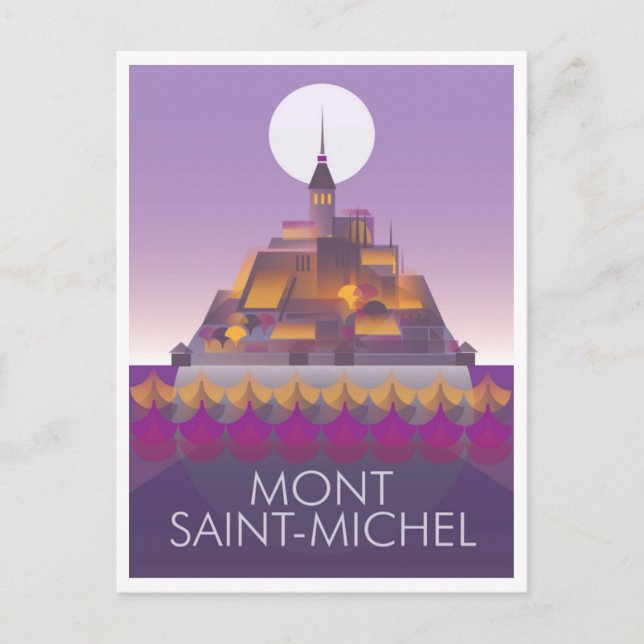 Mont Saint-Michel Postcard (Front)