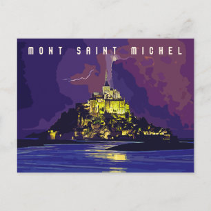 Mont Saint Michel Postcard