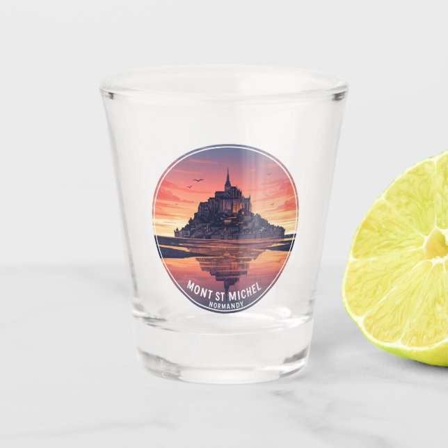 Mont Saint-Michel Shot Glass (Front)