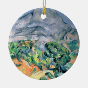 Mont Sainte-Victoire, 1900 Ceramic Tree Decoration