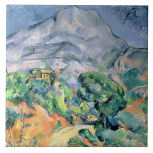 Mont Sainte-Victoire, 1900 Tile