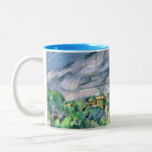 Mont Sainte-Victoire, 1900 Two-Tone Coffee Mug