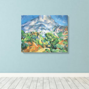 Mont Sainte Victoire Above Tholonet, Paul Cezanne Canvas Print