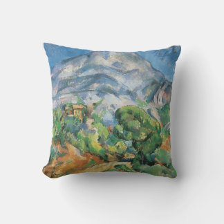Mont Sainte Victoire Above Tholonet, Paul Cezanne Cushion