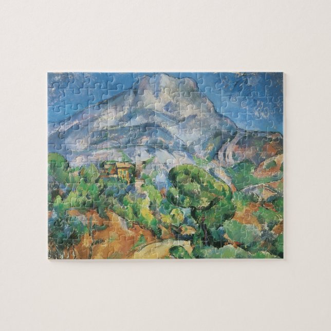 Mont Sainte Victoire Above Tholonet, Paul Cezanne Jigsaw Puzzle (Horizontal)