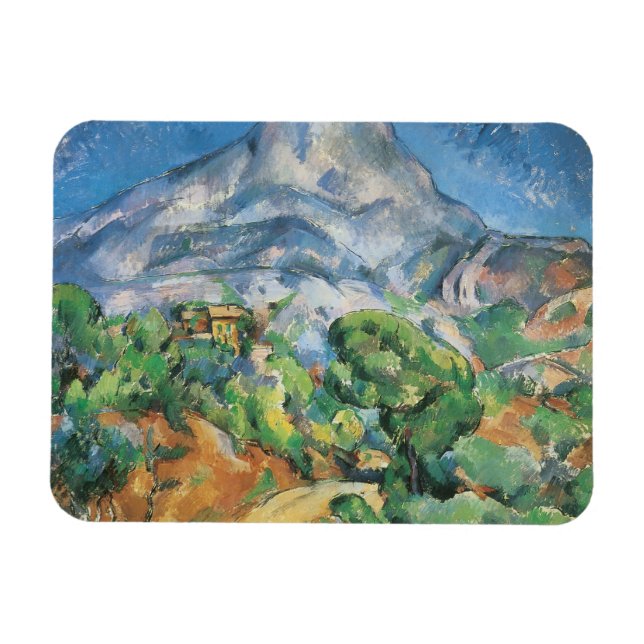 Mont Sainte Victoire Above Tholonet, Paul Cezanne Magnet (Horizontal)