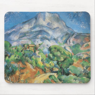Mont Sainte Victoire Above Tholonet, Paul Cezanne Mouse Mat