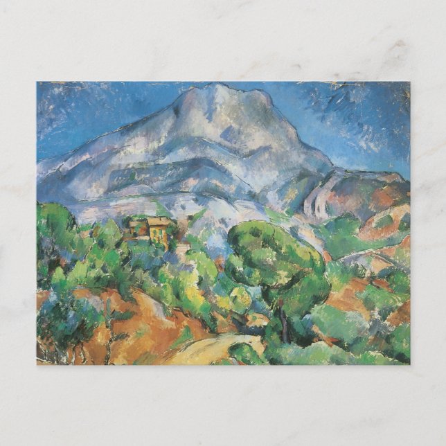Mont Sainte Victoire Above Tholonet, Paul Cezanne Postcard (Front)