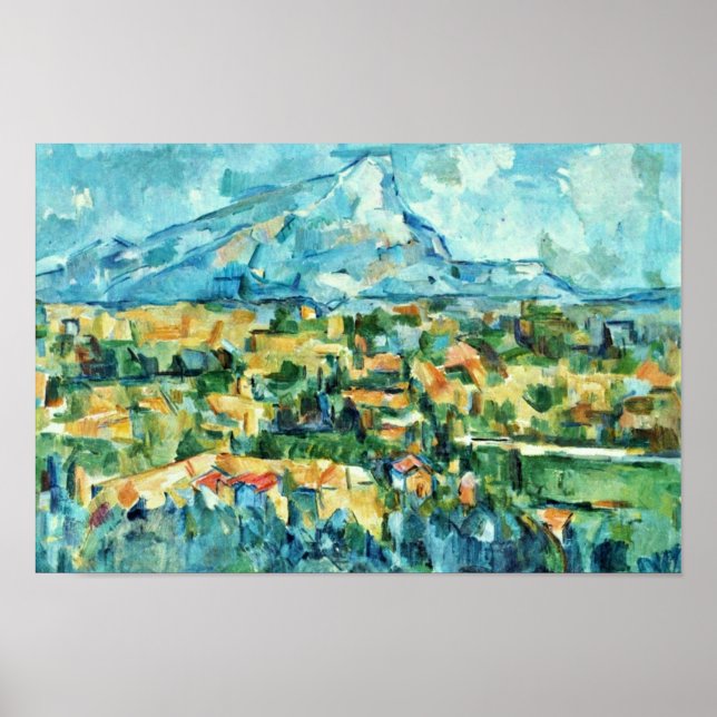 Mont Sainte-Victoire By Paul Cézanne (Best Quality Poster (Front)