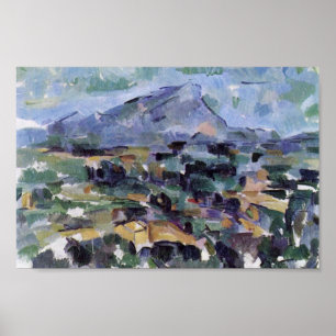 Mont Sainte-Victoire By Paul Cézanne (Best Quality Poster