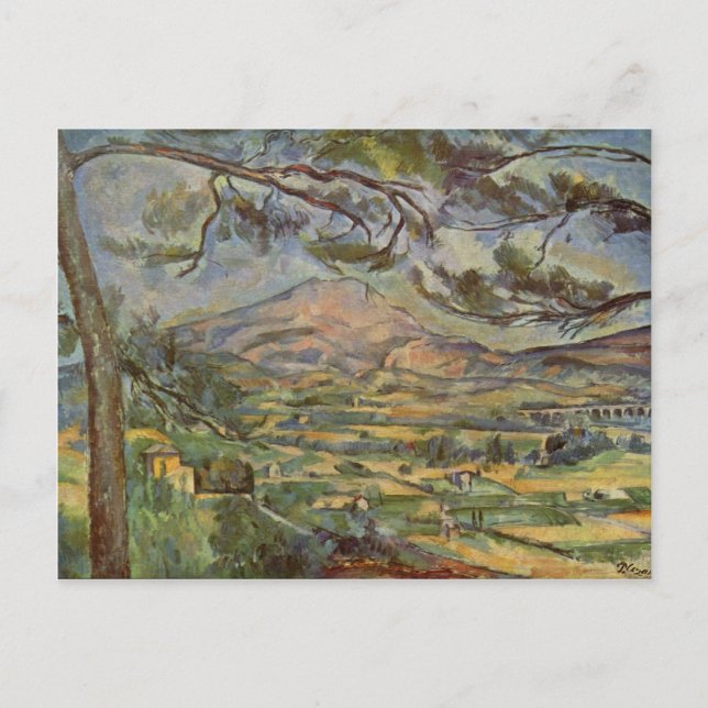 Mont Sainte-Victoire by Paul Cézanne Postcard (Front)