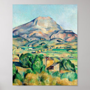 Mont Sainte-Victoire by Paul Cézanne Poster