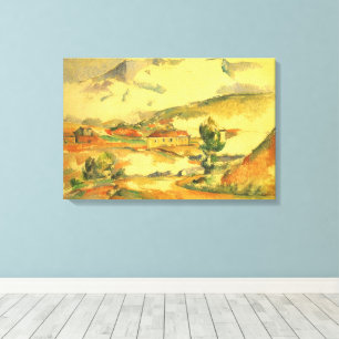 Mont Sainte Victoire by Paul Cezanne, Vintage Art Canvas Print