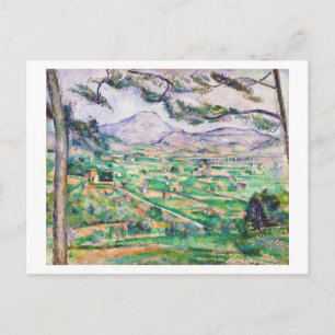 Mont Sainte-Victoire, Paul Cezanne, 1885-1887 Postcard