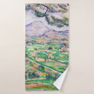 Mont Sainte-Victoire, Paul Cezanne Bath Towel