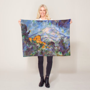 Mont Sainte-Victoire, Paul Cezanne Fleece Blanket