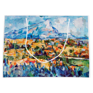 Mont Sainte-Victoire, Paul Cezanne Large Gift Bag