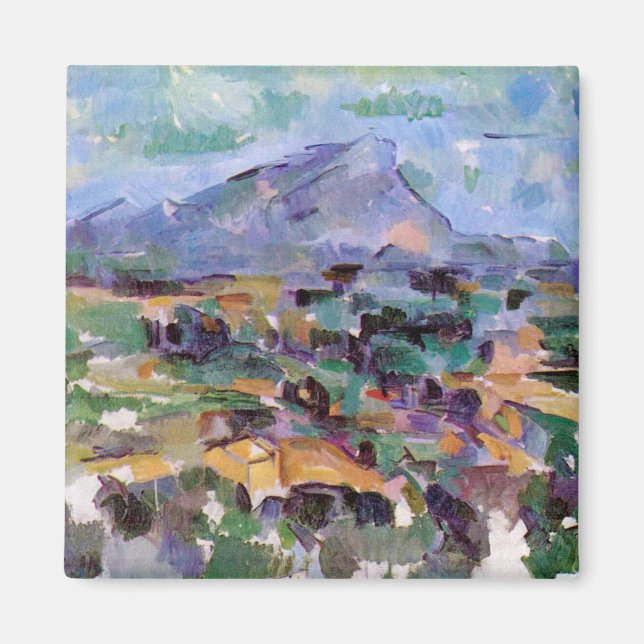 Mont Sainte-Victoire, Paul Cezanne Magnet (Front)