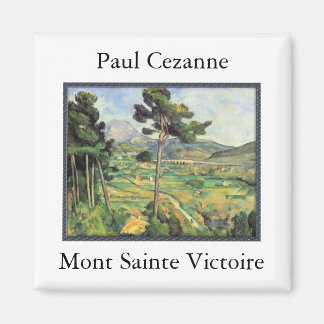 Mont Sainte Victoire - Paul Cezanne Magnet