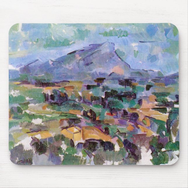 Mont Sainte-Victoire, Paul Cezanne Mouse Mat (Front)